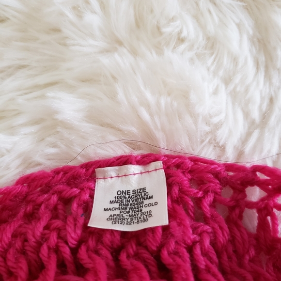 One Size Fits All Pink Beanie - Picture 2 of 2